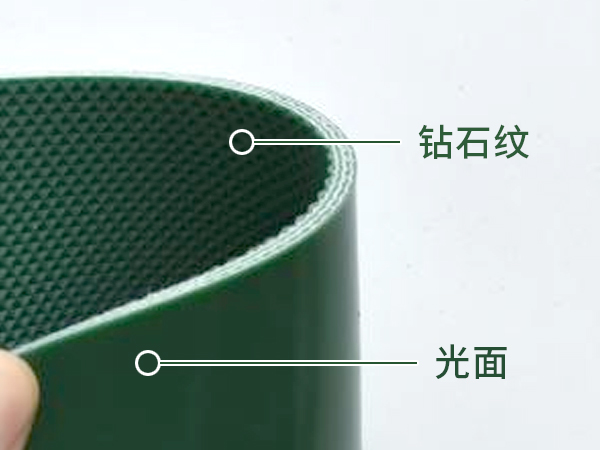 5mm 绿色双面胶输送带（一平一钻）